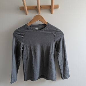 REI Kids Merino Wool Shirt - Dark Gray